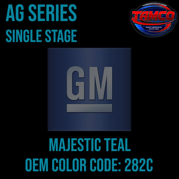 GM Majestic Teal | 282C | 1997-1998 | OEM AG Series Single Stage