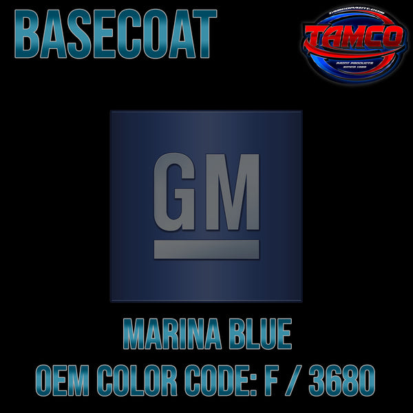 GM Marina Blue | F / 3680 | 1967 | OEM Basecoat