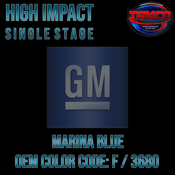 GM Marina Blue | F / 3680 | 1967 | OEM High Impact Single Stage