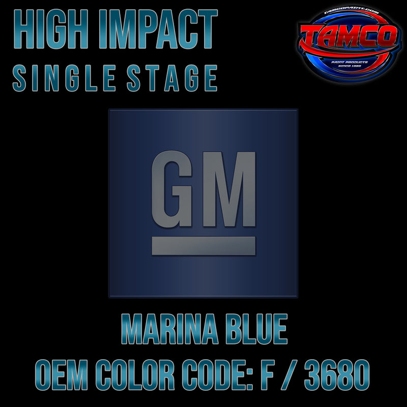 GM Marina Blue | F / 3680 | 1967 | OEM High Impact Single Stage