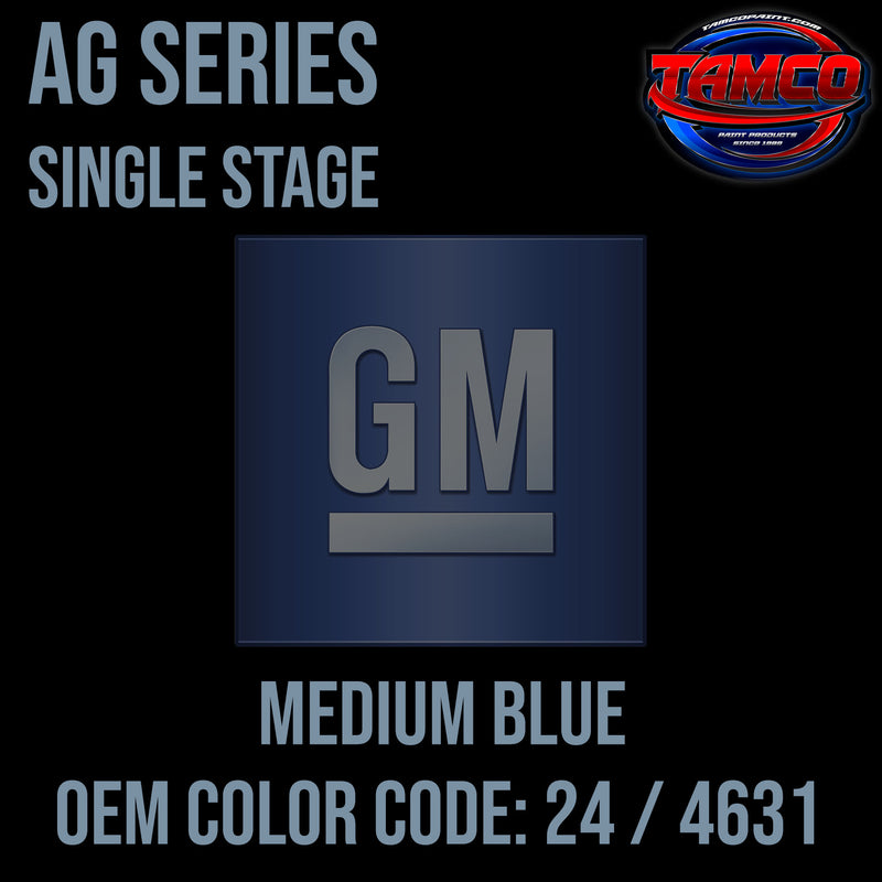 GM Medium Blue | 24 / 4631 | 1975-1977 | OEM AG Series Single Stage