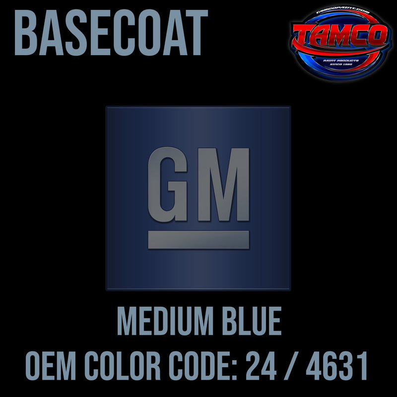GM Medium Blue | 24 / 4631 | 1975-1977 | OEM Basecoat