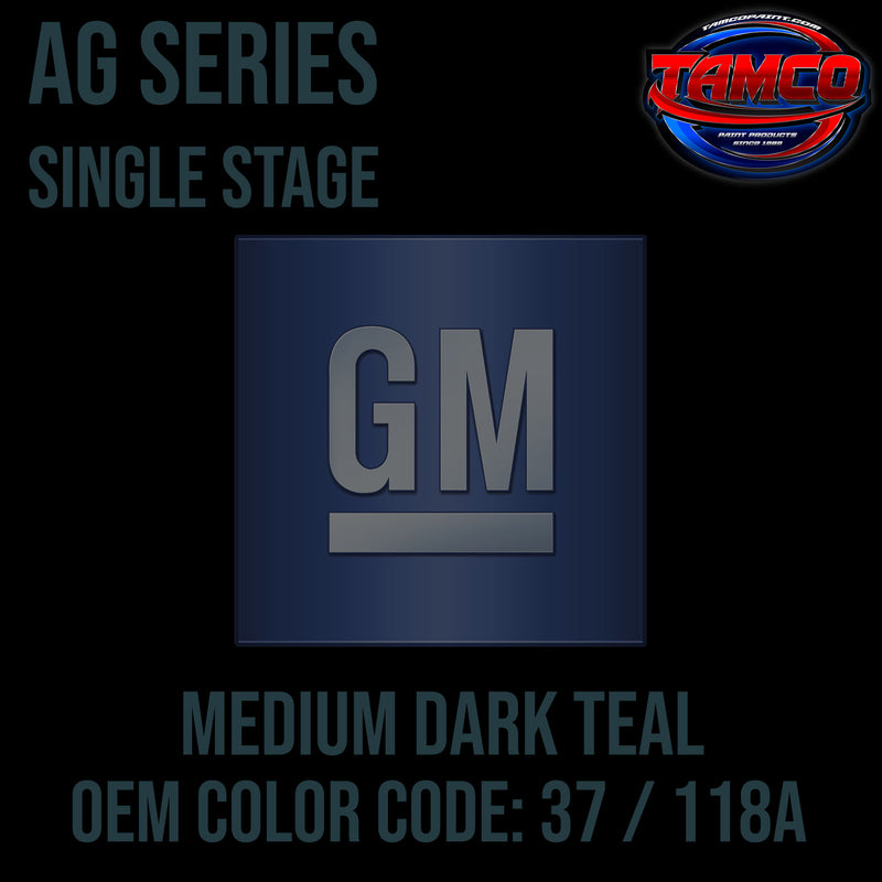 GM Medium Dark Teal | 37 / 118A | 1994-1997 | OEM AG Series Single Stage