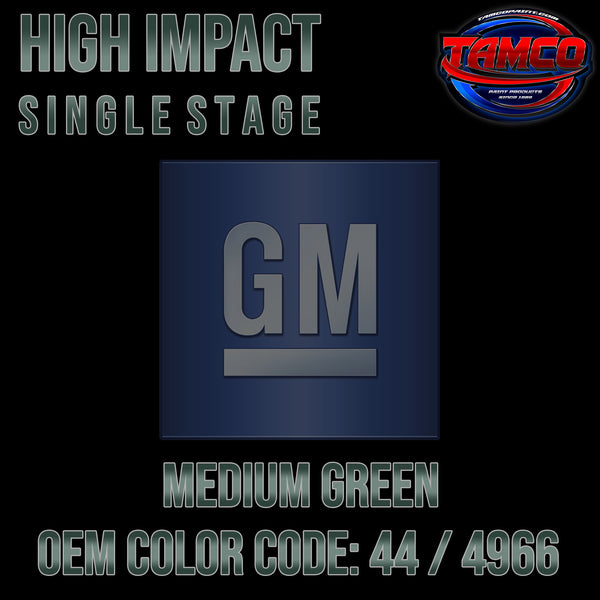 GM Medium Green | 44 / 4966 | 1977 | OEM High Impact Single Stage