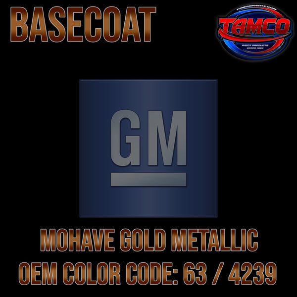 GM Mohave Gold Metallic | 63 / 4239 | 1972 | OEM Basecoat