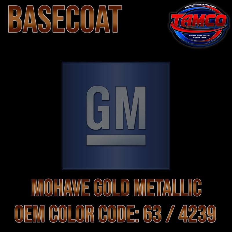 GM Mohave Gold Metallic | 63 / 4239 | 1972 | OEM Basecoat