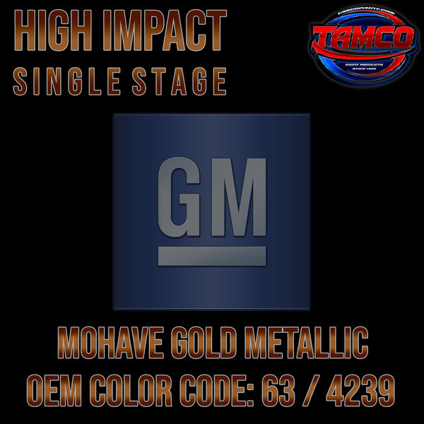 GM Mohave Gold Metallic | 63 / 4239 | 1972 | OEM High Impact Single Stage