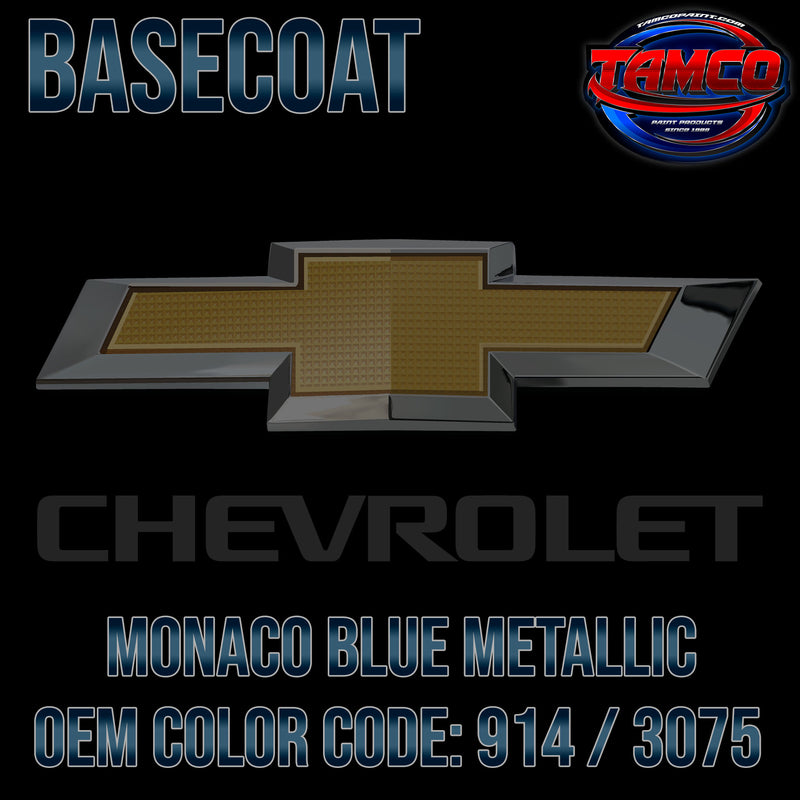 Chevrolet Monaco Blue Metallic | 914 / 3075 | 1963 | OEM Basecoat