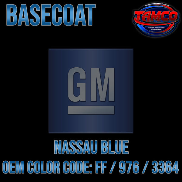 GM Nassau Blue | FF / 976 / 3364 | 1965-1966 | OEM Basecoat