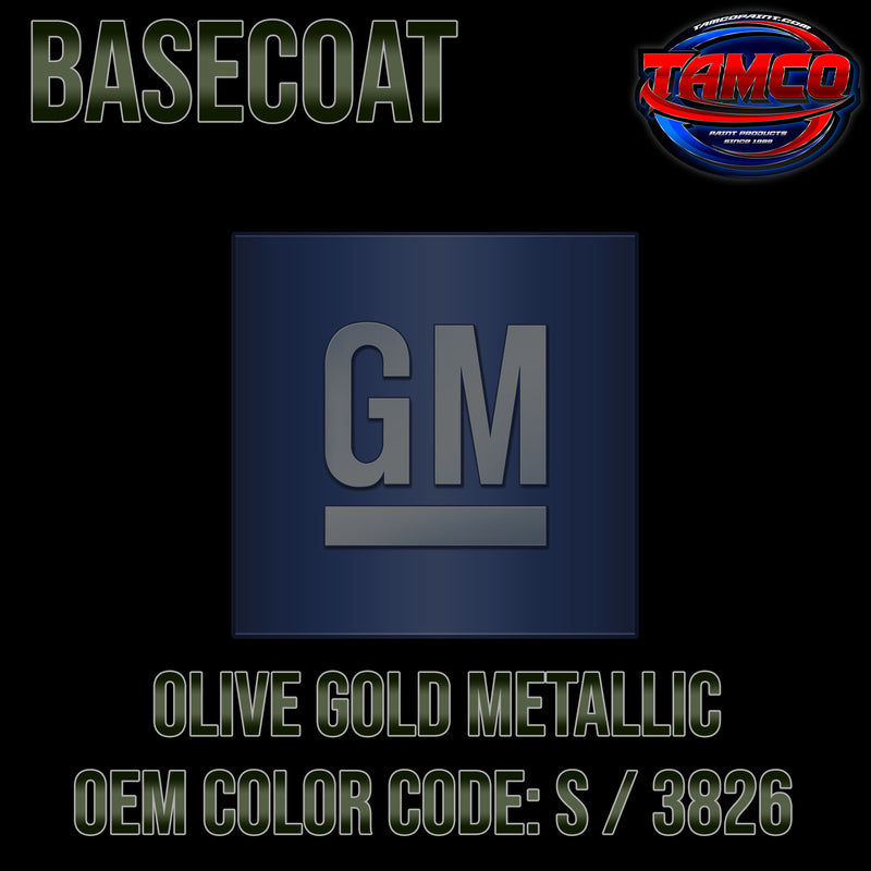 GM Olive Gold Metallic | S / 3826 | 1968 | OEM Basecoat