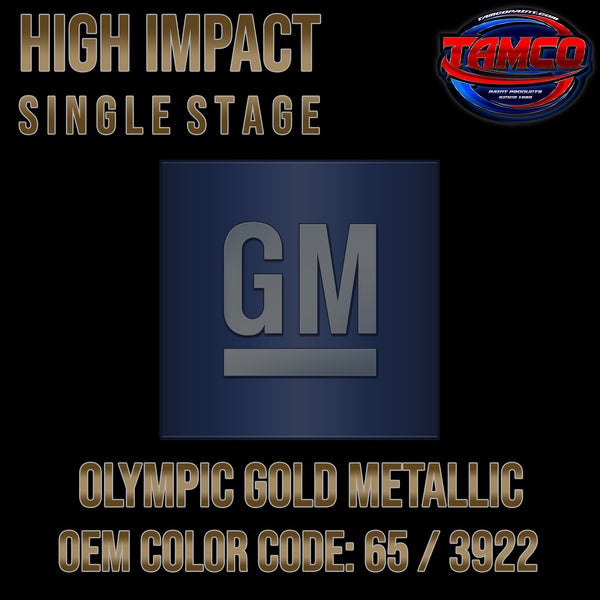 GM Olympic Gold Metallic | 65 / 3922 | 1969 | OEM High Impact Single Stage