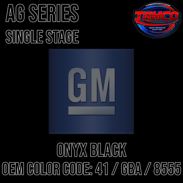 GM Onyx Black | 41 / GBA / 8555 | 1959-2023 | OEM AG Series Single Stage