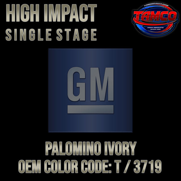 GM Palomino Ivory | T / 3719 | 1968 | OEM High Impact Series Single Stage
