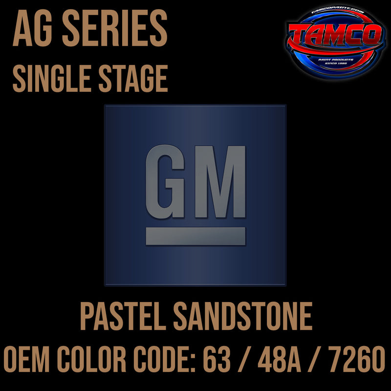 GM Pastel Sandstone | 63 / 48A / 7260 | 1981-1984 | OEM AG Series Single Stage
