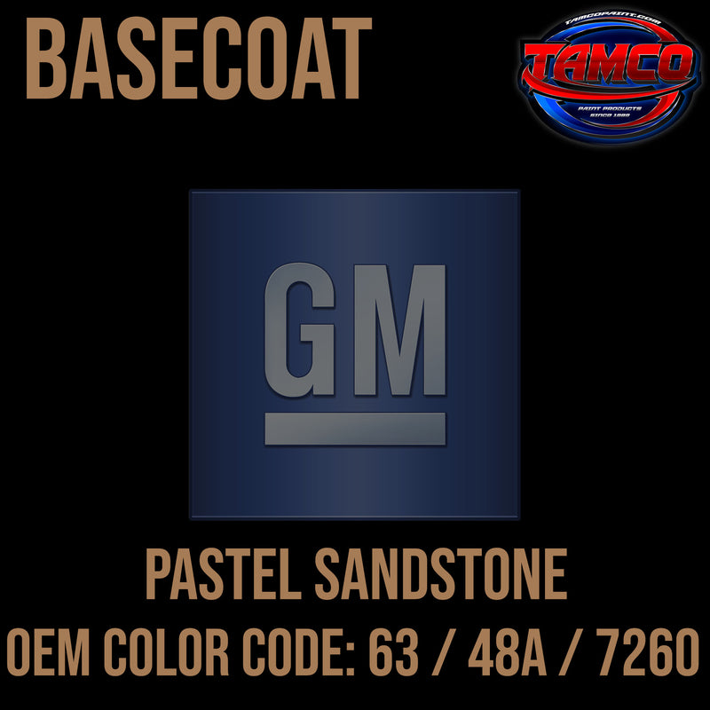 GM Pastel Sandstone | 63 / 48A / 7260 | 1981-1984 | OEM Basecoat