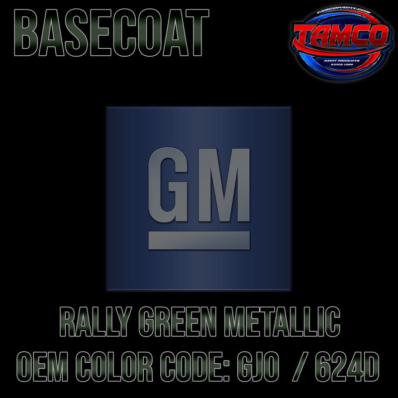 GM Rally Green Metallic | GJ0 / 624D | 2020-2021 | OEM Basecoat