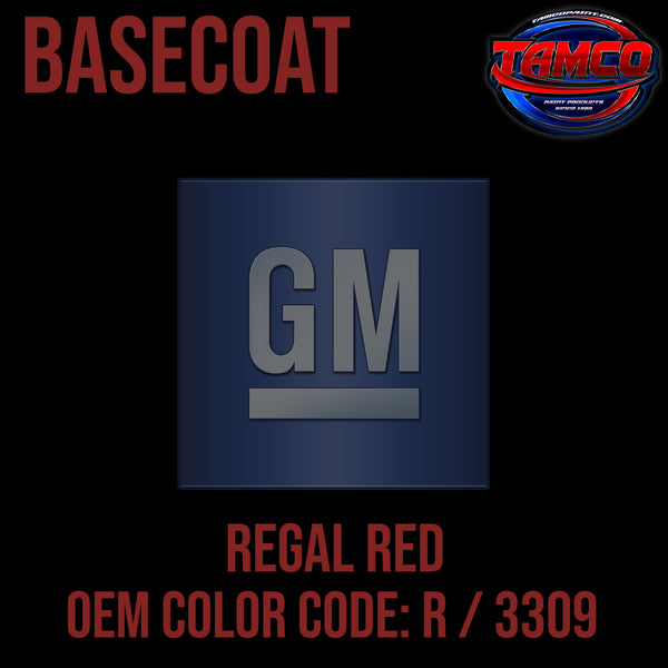 GM Regal Red | R / 3309 | 1965-1967 | OEM Basecoat