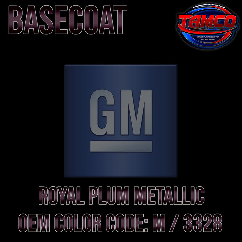 GM Royal Plum Metallic | M / 3328 | 1967 | OEM Basecoat