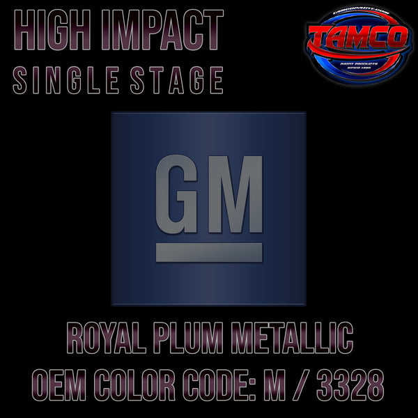 GM Royal Plum Metallic | M / 3328 | 1967 | OEM High Impact Series Single Stage