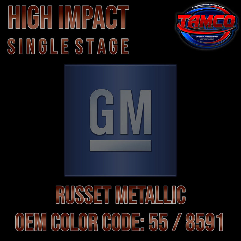 GM Russet Metallic | 55 / 8591 | 1986-1988 | OEM High Impact Single Stage