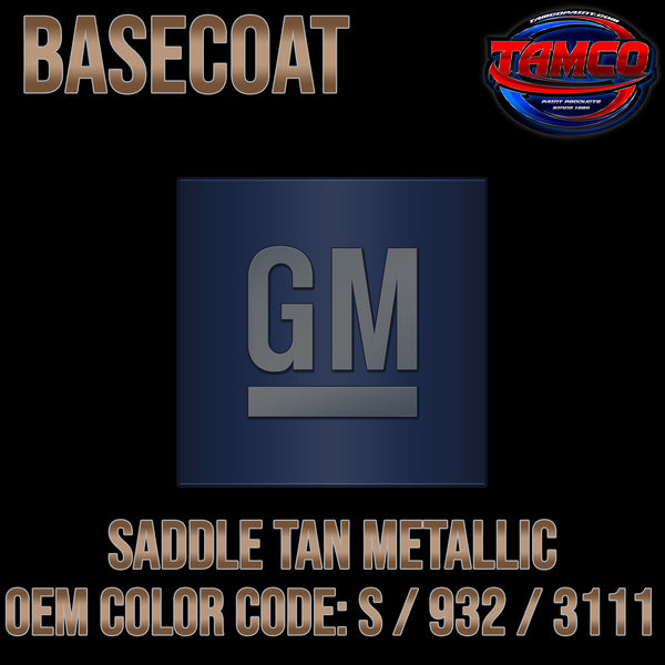 GM Saddle Tan Metallic | S / 932 / 3111 | 1963-1965 | OEM Basecoat