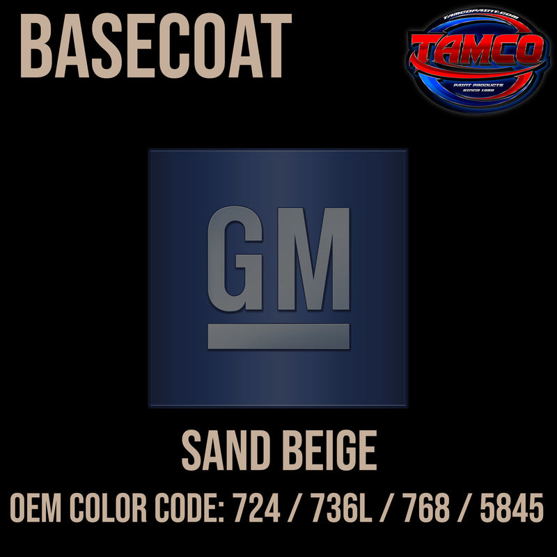 GM Sand Beige | 724 / 736L / 768 / 5845 | 1954-1958 | OEM Basecoat