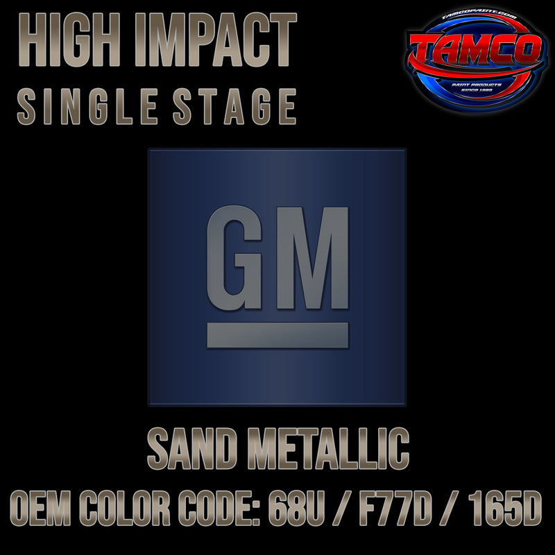 GM Sand Metallic | 68U / F77D / 165D | 1997-2001 | OEM High Impact Single Stage