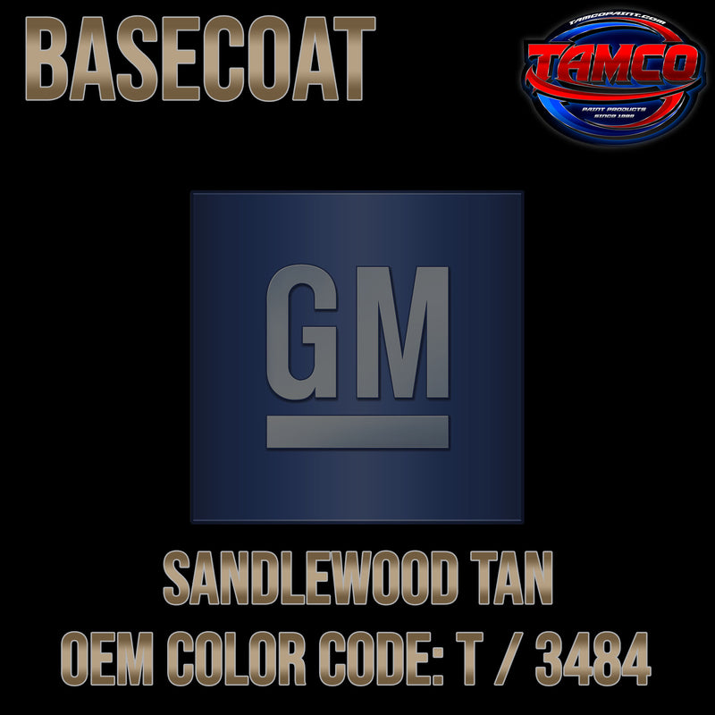 GM Sandalwood Tan | T / 3484 | 1966 | OEM Basecoat