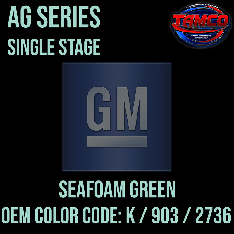 GM Seacrest Green | K / 903 / 2736 | 1961-1963 | OEM AG Series Single Stage
