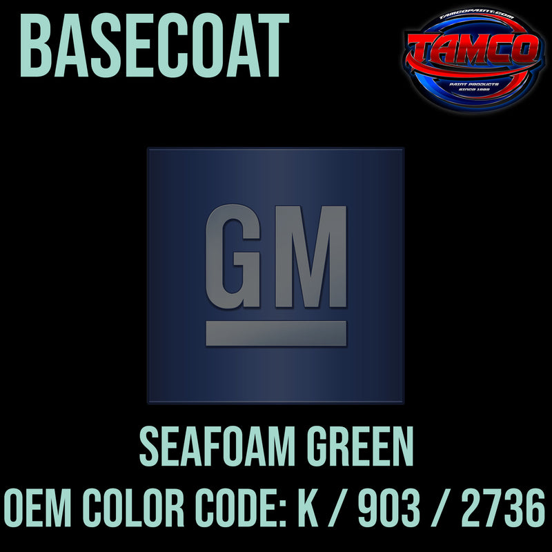 GM Seacrest Green | K / 903 / 2736 | 1961-1963 | OEM Basecoat