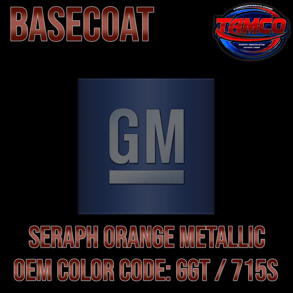 GM Seraph Orange Metallic | GGT / 715S | 2010-2013 | OEM Basecoat
