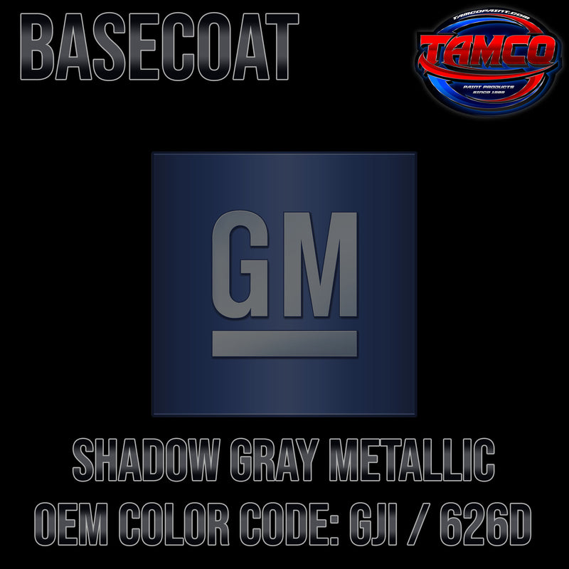 GM Shadow Gray Metallic | GJI / 626D | 2019-2023 | OEM Basecoat