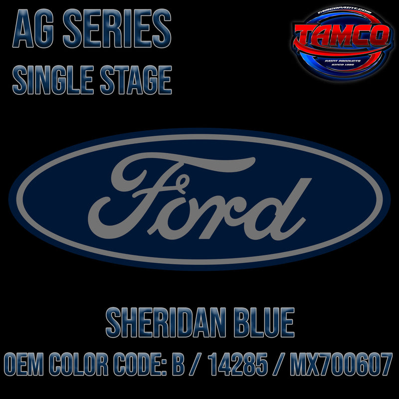 Ford Sheridan Blue | B / 14285 / MX700607 | 1947-1954 | OEM AG Series Single Stage