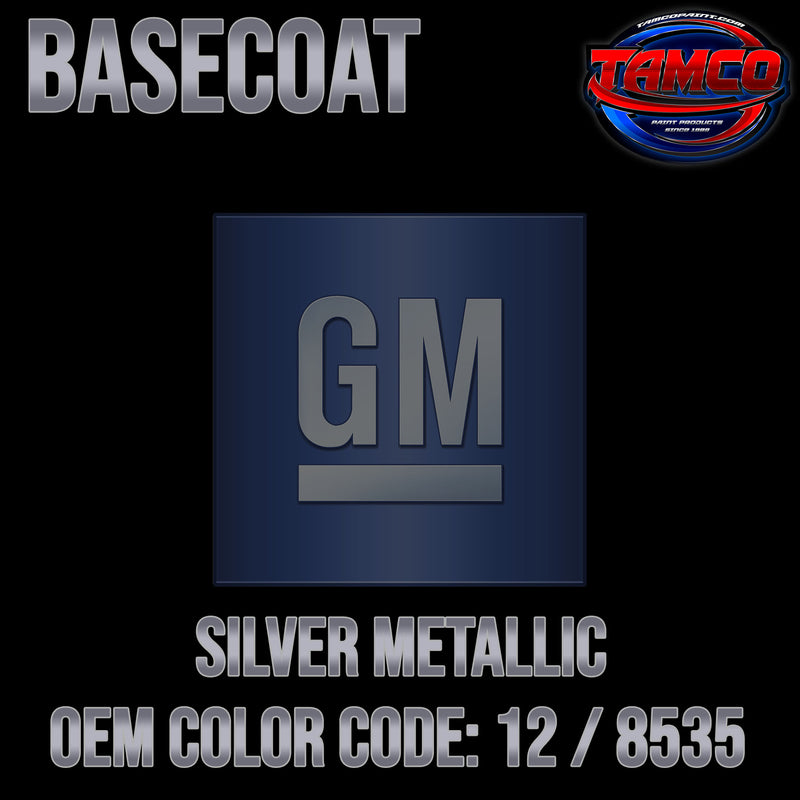 GM Silver Metallic | 12 / 8535 | 1985-1991 | OEM Basecoat