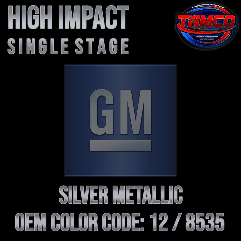 GM Silver Metallic | 12 / 8535 | 1985-1991 | OEM High Impact Single Stage