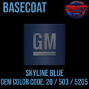 GM Skyline Blue OEM Basecoat