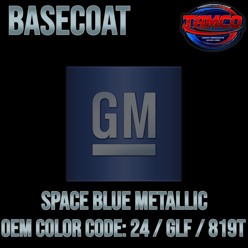 GM Space Blue Metallic | 24 / GLF / 819T  | 2011-2015 | OEM Basecoat