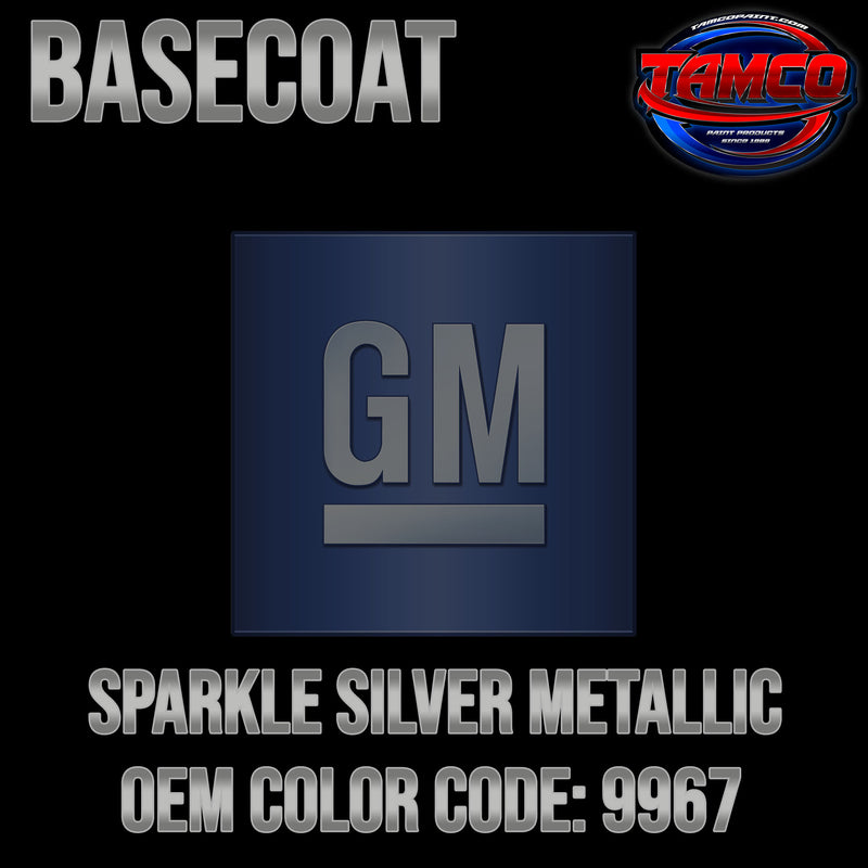 GM Sparkle Silver Metallic | 9967 | 2005-2010 | OEM Basecoat