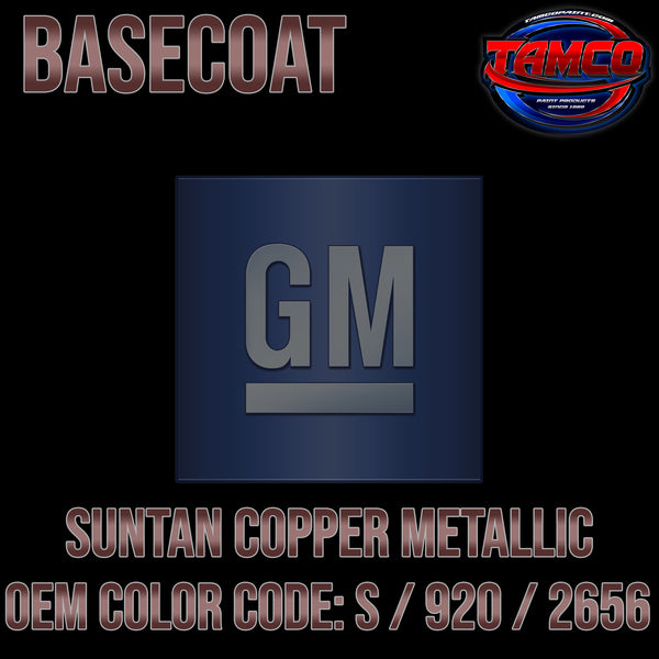 GM Suntan Copper Metallic | S / 920 / 2656 | 1960 | OEM Basecoat