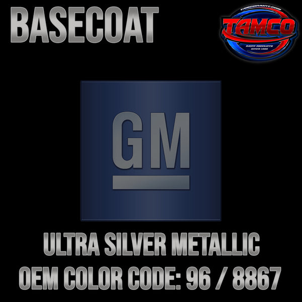 GM Ultra Silver Metallic | 96 / 8867 | 1987-2023 | OEM Basecoat