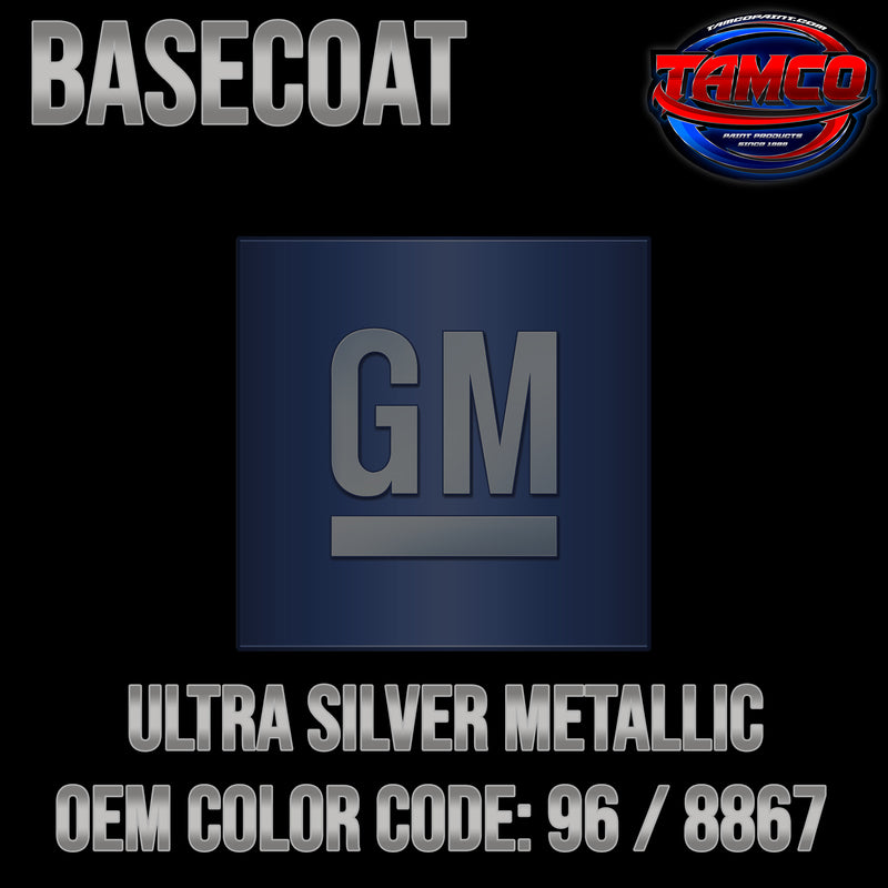 GM Ultra Silver Metallic | 96 / 8867 | 1987-2023 | OEM Basecoat
