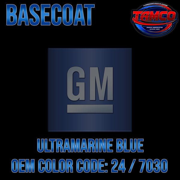 GM Ultramarine Blue | 24 / 7030 | 1978 | OEM Basecoat