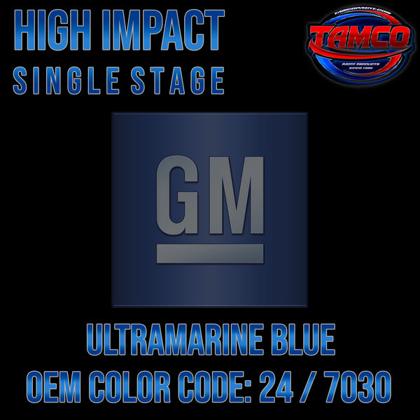 GM Ultramarine Blue | 24 / 7030 | 1978 | OEM High Impact Single Stage
