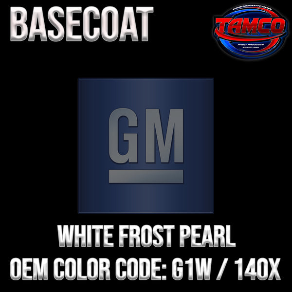 GM White Frost Pearl | G1W / 140x | 2015-20223 | OEM Tri-Stage Basecoat