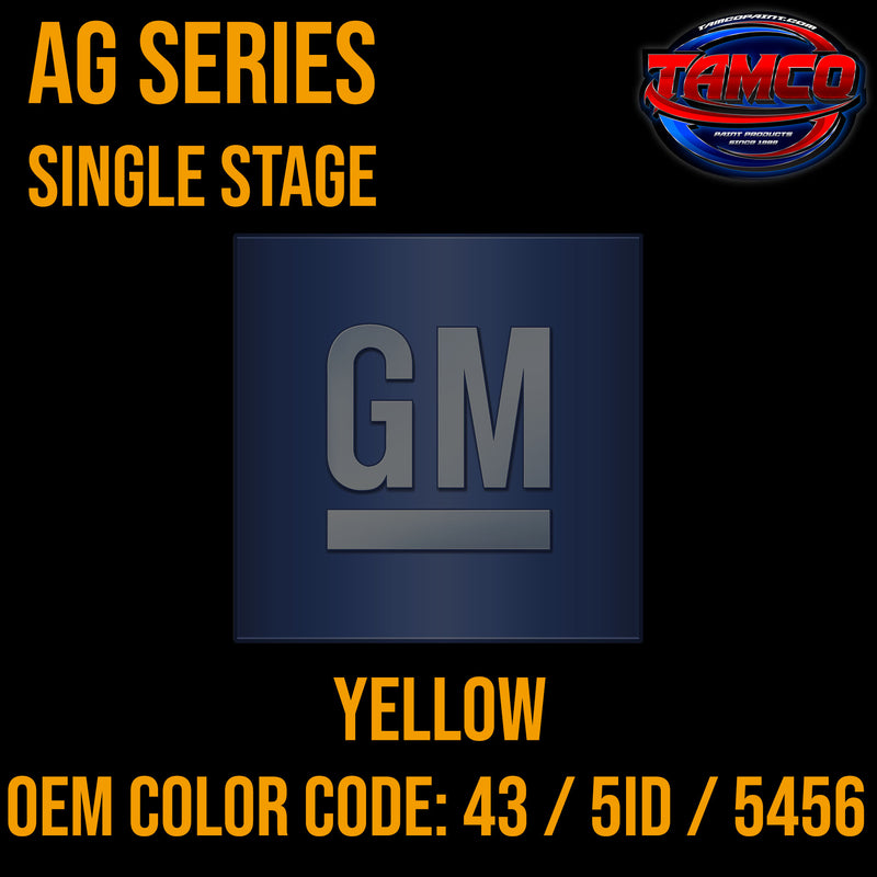 GM Yellow | 43 / 5ID / 5456 | 2001-2008 | OEM AG Series Single Stage