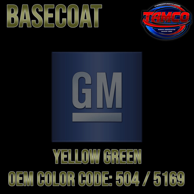 GM Yellow Green | 504 / 5169 | 1969-1974 | OEM Basecoat