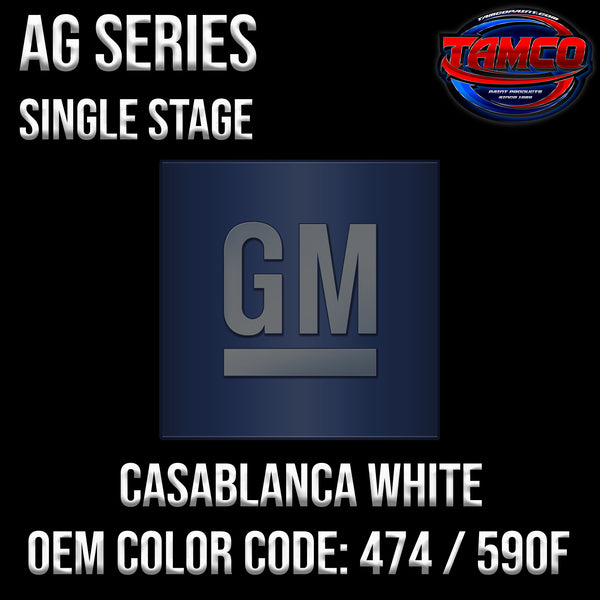 GM Casablanca White | 474 / 590F | 2009-2010 | OEM AG Series Single Stage