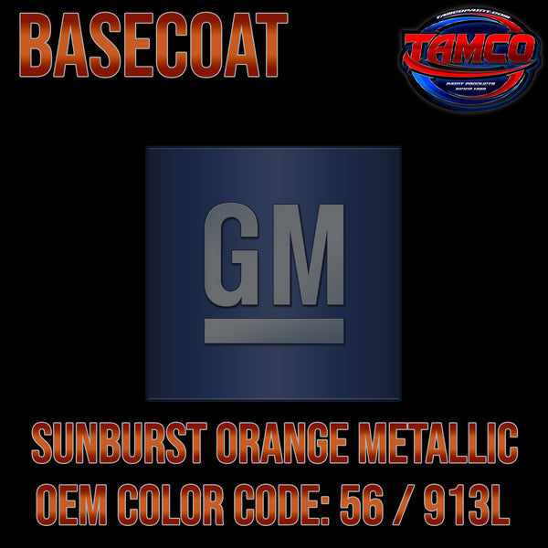 GM Sunburst Orange Metallic | 56 / 913L | 2003-2008 | OEM Basecoat