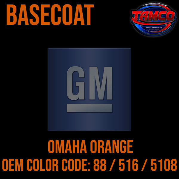 GM Omaha Orange | 516 | 1930-1965 | OEM Basecoat