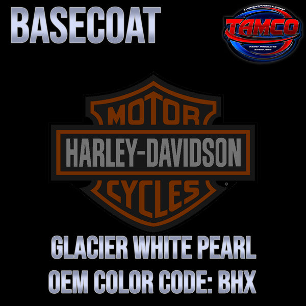 Harley Davidson Glacier White Pearl | BHX | 2005-2006 | OEM Tri-Stage Basecoat